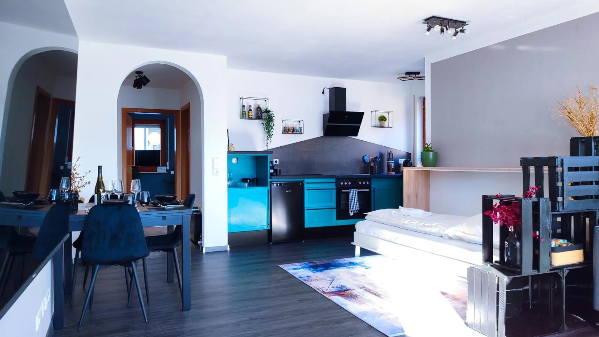 Terminal Design Apartment - Terrasse & Waiputv Steinenbronn Germany